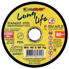 Купить Круг отрезной 125x1,4x22,2 нерж.